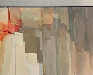 Abstract Art Print on Board Jamie 23.75 x 11.75in HxWxD