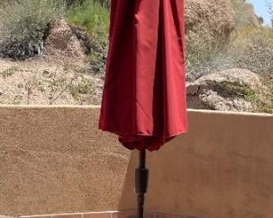 9ft Patio Umbrella Sunbrella 105 x 108in diameter