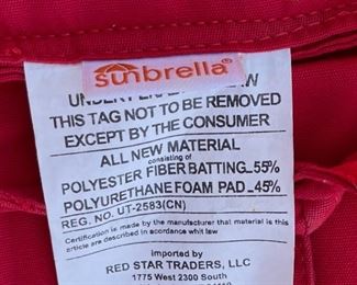 2pc All Weather Wicker Chaise lounge Chairs Pair Sunbrella 83in Long x 28in Wide