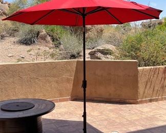 9ft Patio Umbrella Sunbrella 105 x 108in diameter