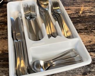 40pc Robert Welch Meridian Stainless Steel Flatware Set 40 Piece