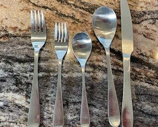 40pc Robert Welch Meridian Stainless Steel Flatware Set 40 Piece