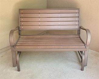 Lifetime Patio Glider Bench 33.5 x 49.5 x 28in D