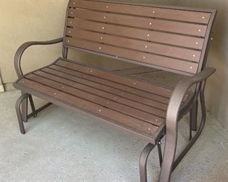 Lifetime Patio Glider Bench 33.5 x 49.5 x 28in D