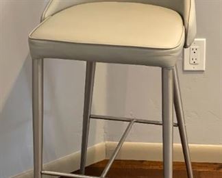 4pc Contemporary Counter Height Stools 40 x18 x 21in Seat Height: 30 inches HxWxD