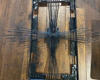 Rustic Metal Art Wall Hanging Made in Mexico 45x33.5in