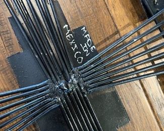 Rustic Metal Art Wall Hanging Made in Mexico 45x33.5in