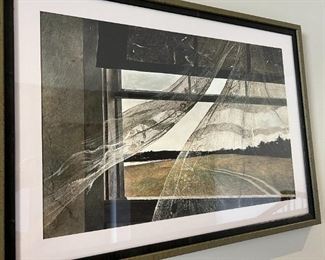 Andrew Wyeth Framed Print Wind from the Sea 22.25 x 30in