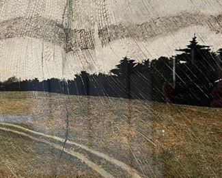 Andrew Wyeth Framed Print Wind from the Sea 22.25 x 30in