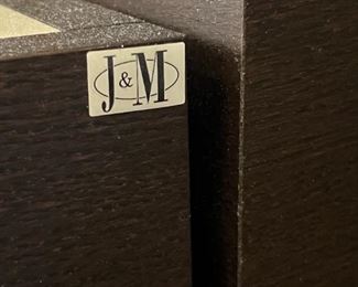 J&M Furniture Porto King LED Platform Bed & Nightstands Bed frame: 82.25 x 80in Headboard 39.5x 132in