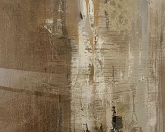 Modern Abstract Art Print framed Frame: 47.25x37in