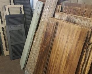 Project pieces, doors, shutters, and more!