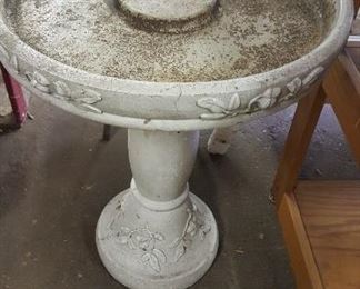 Concrete Birdbath
