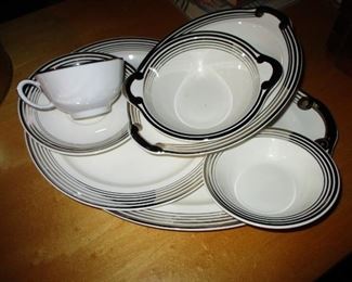 Beautiful set of Taylor China with serving dishes also