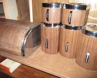 vintage kitchen canister set