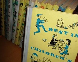 Vintage set of Children's book, great condition. Also have nearly new Encyclopedias and a vintage set as well. All in great condition. Also, many, many books, large variety, soft and hard cover.