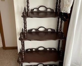 vintage wooden shelves, can hold so many collectibles