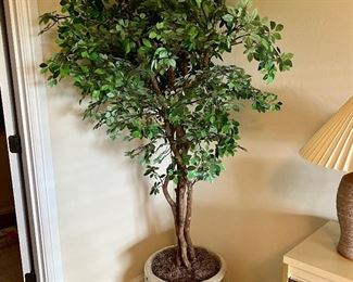 Faux Tree in Ceramic Pot