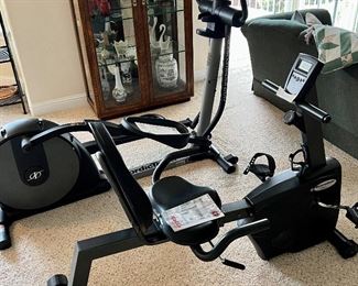 SCHWINN Fitness Bike 170p-207p 
NORDITRACK AUDIO STRIDER 600 Interactive-Card-Workout-Technology….as new exercise machines 

