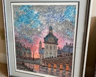 Many  Framed Artworks signed/Serigraphs….This one & the next two are Krasnyansky  Serigraphs