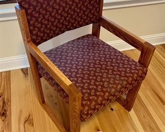 Occasional Oak /upholstered Chair