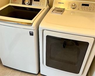SAMSUNG Matching Washer/Dryer with Manuels DV-456…great looking set !