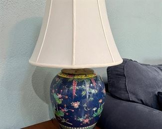 Asian Ceramic Style Lamp