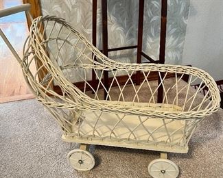 Doll Carriage Wicker