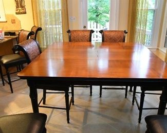 Bar Height Kitchen Table w/ 8 Chairs