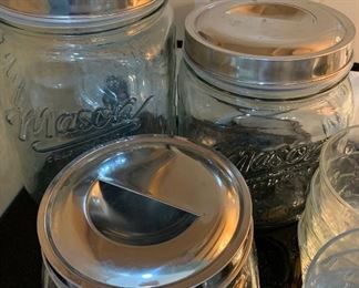 4 piece Mason Canister Set
