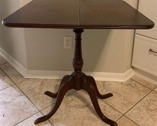 Vintage Flip-top Swivel Table