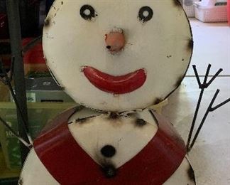 Metal Snowman