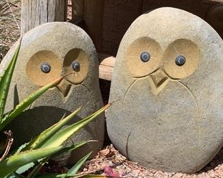 Stone Owls