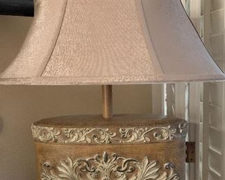 Oval Lamp Base and Shade