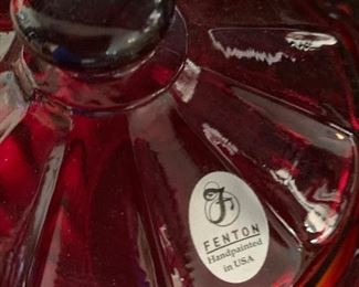 Fenton Handpainted in USA