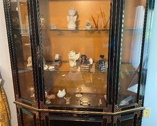 Chinoiserie china cabinet