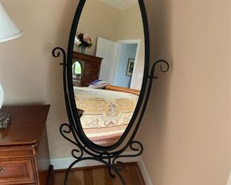 Metal Framed Floor Length Mirror $ 84.00
