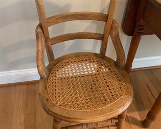 Antique Cane Chair $ 54.00
