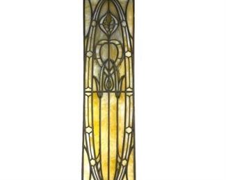 Lot 004
Antique Stained Glass Arts & Crafts Window Panel