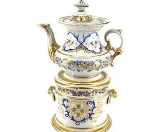 Lot 006
19th Century Old Paris Porcelain Veilleuse