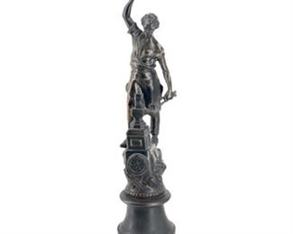 Lot 032
20th Century French Speltzer 'Le Forgeron' Statue