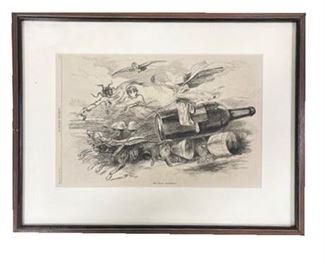 Lot 033
Harper's Weekly M Woolf 'The Social Juggernaut' Print