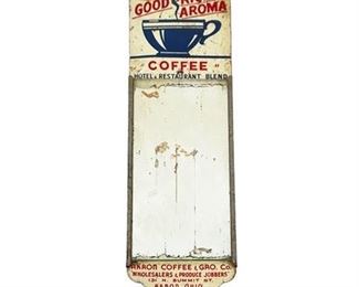 Lot 048
Vintage 'Akron Coffee & Gro. Co.' Tin Advertising Sign