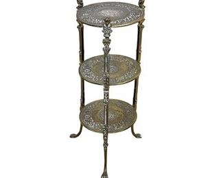 Lot 050b
Victorian Brass Plant Stand