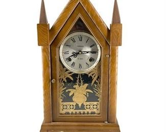 Lot 058
Vintage 31-Day Steeple Mantle Clock