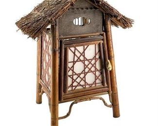 Lot 070
Vintage Bamboo & Rattan Lantern