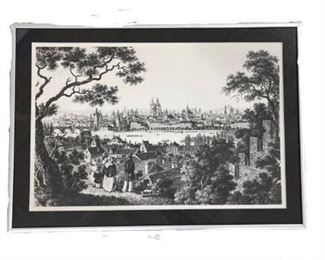 Lot 095
German Engraving Restrike Framed