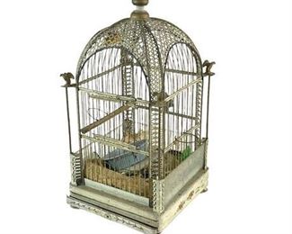 Lot 129
Antique Gilded Decorative Bird Cage