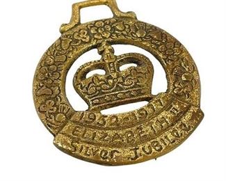 Lot 152
Vintage Brass Harness Horses Medallion