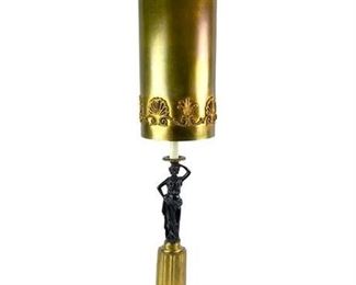 Lot 160
Hollywood Regency Empire Style Gilt Table Lamp